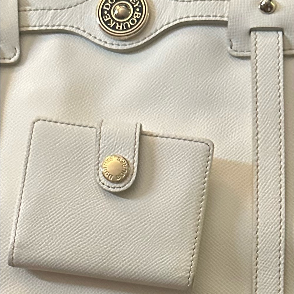 Dooney & Bourke Bone Leather Bag and Wallet